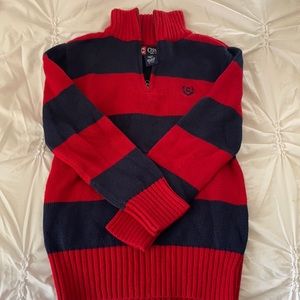 Boys Chaps 1/4 zip sweater